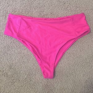 Large HOT pink bikini bottom.